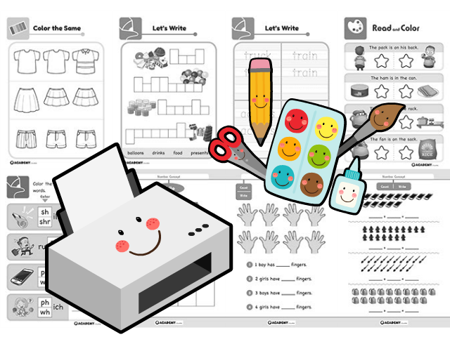 Kindergarten | Printable Worksheets