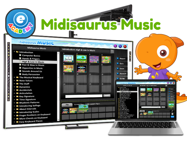 Midisaurus Music Courseware
